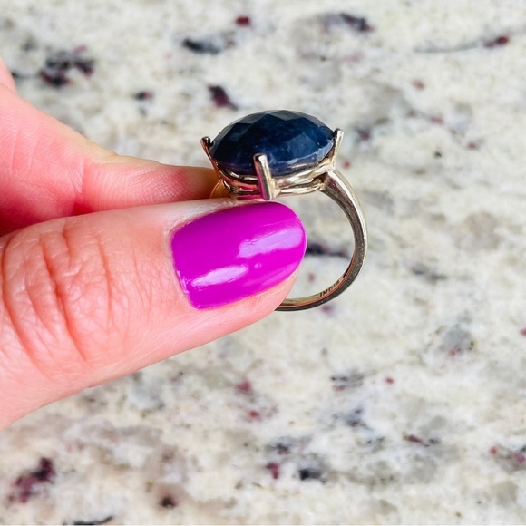 Faceted Gemstones Sterling Silver Rings - Picture 17 of 17